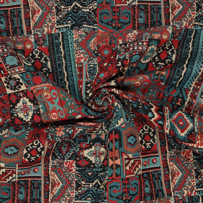 Pilt gobeläänist boho mustriga 360 g/m² – saadaval Šarlotes audumi