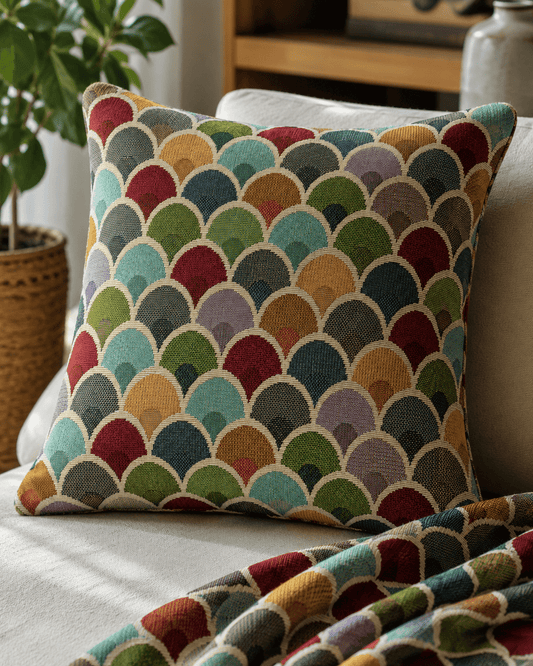 Gobelin multicolored arches 350 g/m² available online at Šarlotes audumi