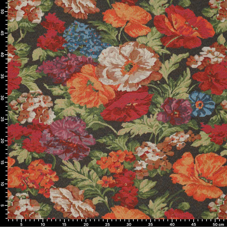 Attēls ar Gobelēns - magones 300 g/m² – pieejams Šarlotes audumi