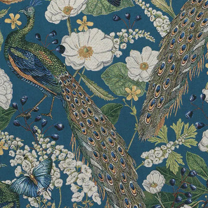 Image of tapestry - peacock 350 g/m² – available at Šarlotes audumi
