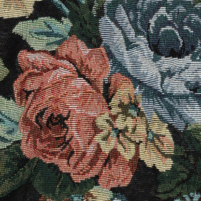 Gobelään - roosid mustal taustal 330 g/m²