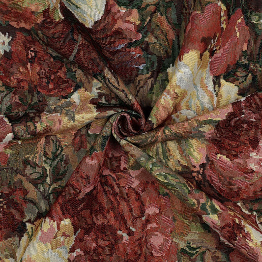 Attēls ar Gobelēns - sārtās peonijas 310 g/m² – pieejams Šarlotes audumi