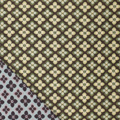 Gobelēns - zaļš ziedu raksts 260 g/m²