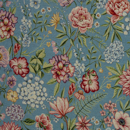 Gobelään - lillemaal sinisel taustal 330 g/m²
