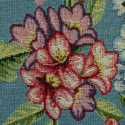 Gobelään - lillemaal sinisel taustal 330 g/m²