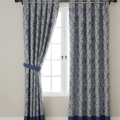 Pilt gobelääniga – sinine elegantne muster 260 g/m² – saadaval Šarlote kangad