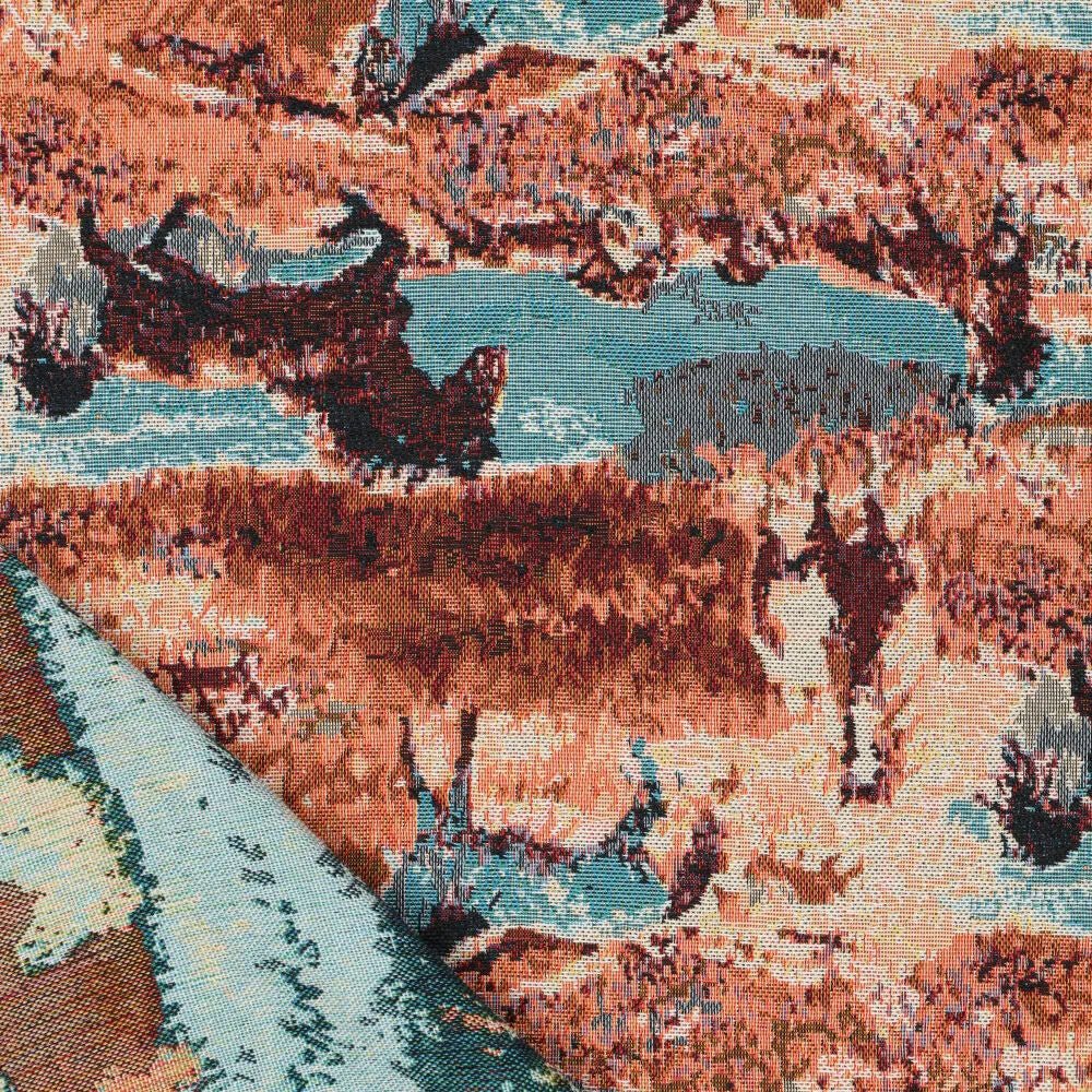 Attēls ar Gobelēns - zirgi 350 g/m² – pieejams Šarlotes audumi