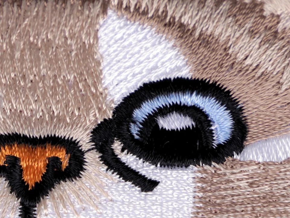 Attēls ar Ielāps uzgludināms kaķis| 55 x 90 mm – pieejams Šarlotes audumi