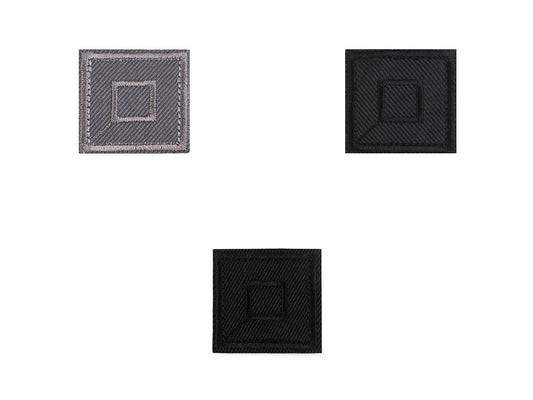 Attēls ar Ielāps uzgludināms kvadrāts| 3,3 x 3,3 cm| dažādu toņu – pieejams Šarlotes audumi