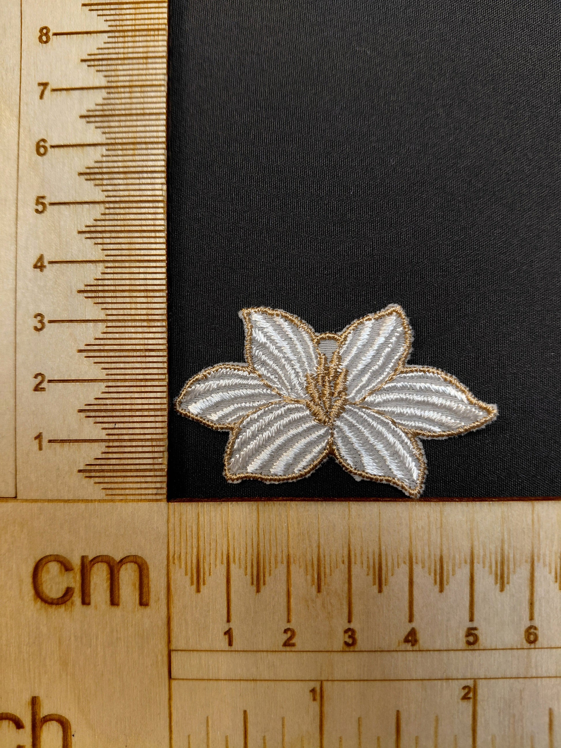 Attēls ar Ielāps/uzšuve 5 x 3 cm – pieejams Šarlotes audumi