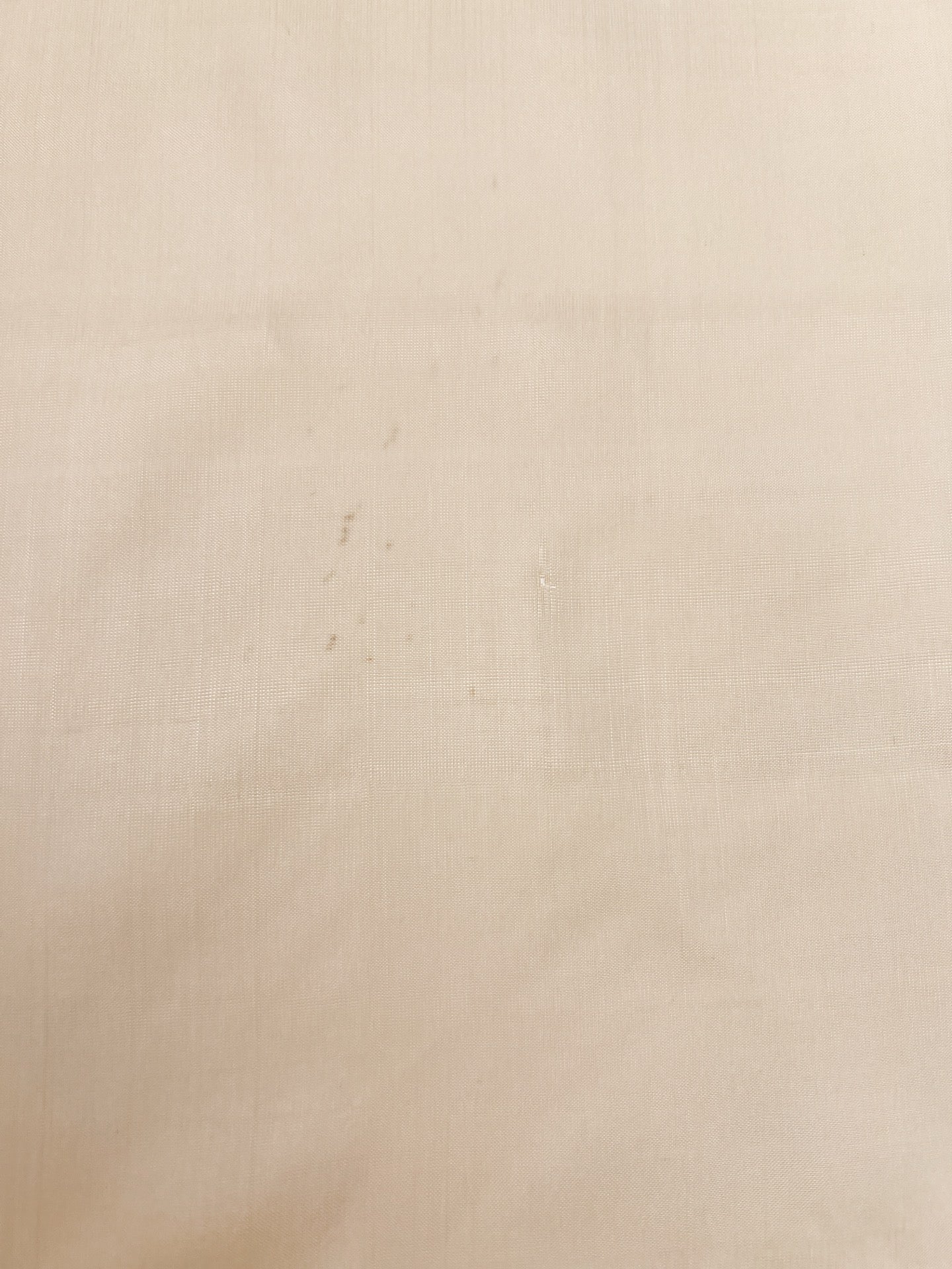 Image of Italian 100% silk fabric in a creamy white shade – available online at Charlotte's Fabrics