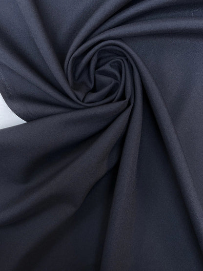 Itaalia kleitide ja pluuside kangas | 57% vill | 43% polüester | 155 g/m² | 147 cm | Tumesinine