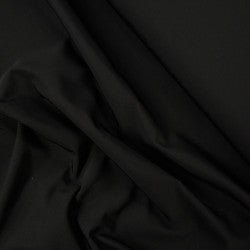 Attēls ar Itālijas kokvilnas trenču audums - melns | 290 g/m², 149 cm – pieejams Šarlotes audumi