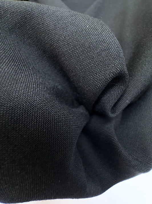 Itālijas kostīmaudums | 75% vilna | 25% poliamīds | 220 g/m² | 148 cm | Melns