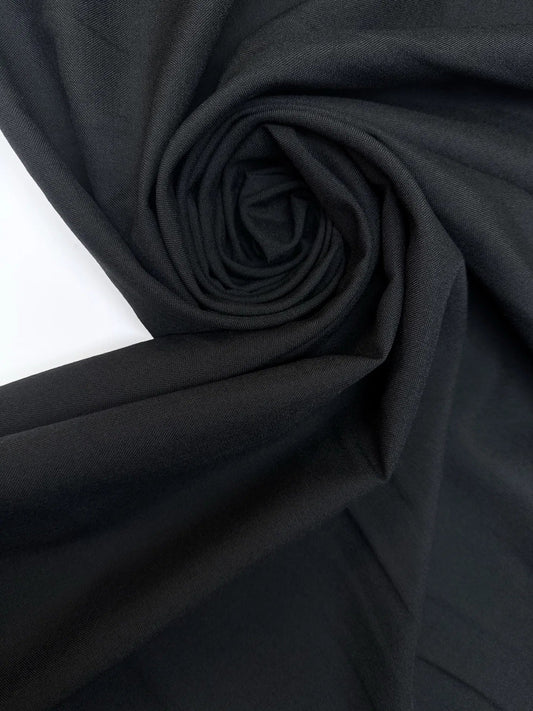 Itālijas kostīmaudums | 75% vilna | 25% poliamīds | 220 g/m² | 148 cm | Melns