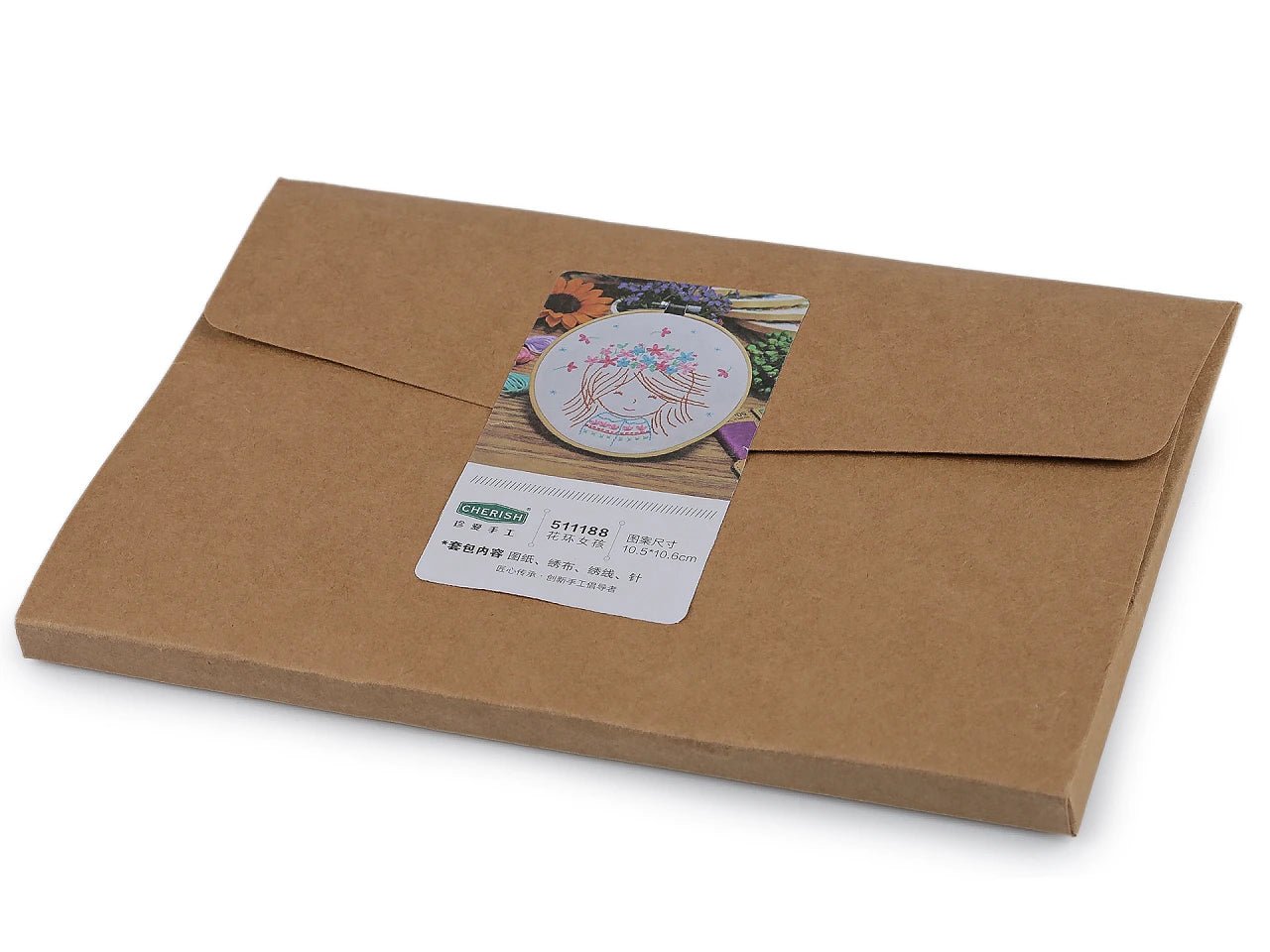 Attēls ar Izšūšanas komplekts ar iepriekš apdrukātu motīvu|dažādu dizainu – pieejams Šarlotes audumi