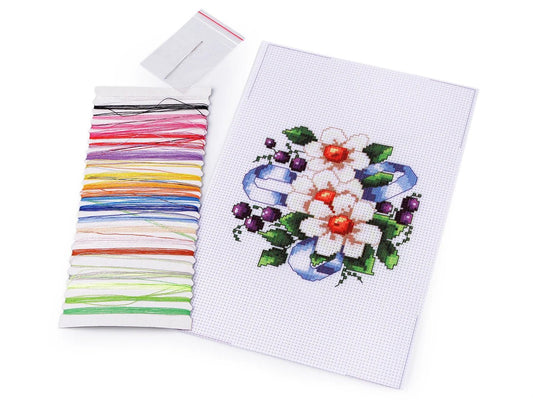 Attēls ar Izšūšanas komplekts krustdūrienā 14 × 20 cm – pieejams Šarlotes audumi