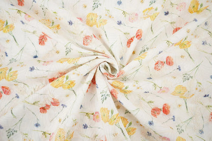 alt
Image with embroidered cotton fabric - summer flowers 115 g/m² – available at Šarlotes audumi