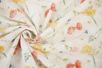 alt
Image of embroidered cotton fabric - summer flowers 115 g/m² – available at Charlotte's Fabrics