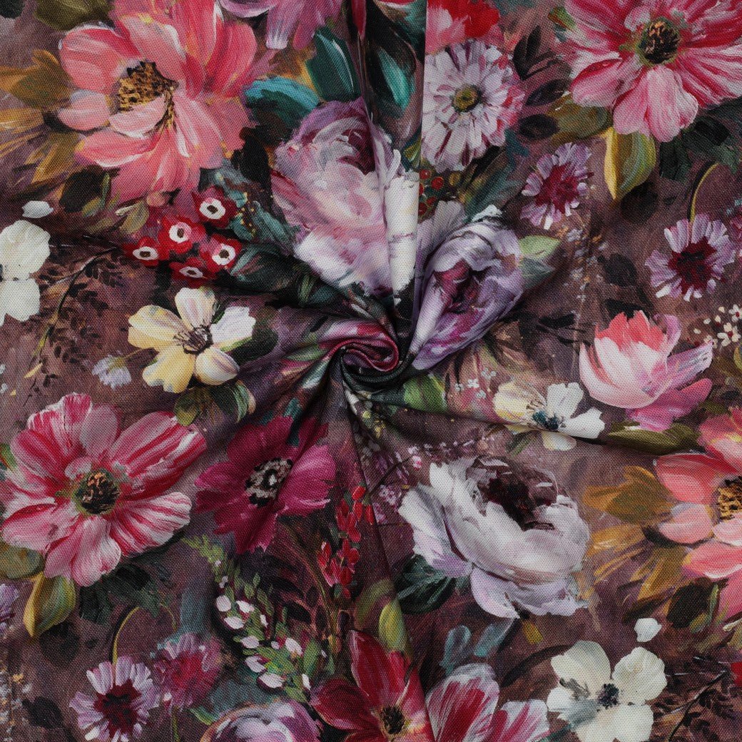 Attēls ar Kanvas audums - akvarelis 210 g/m² – pieejams Šarlotes audumi