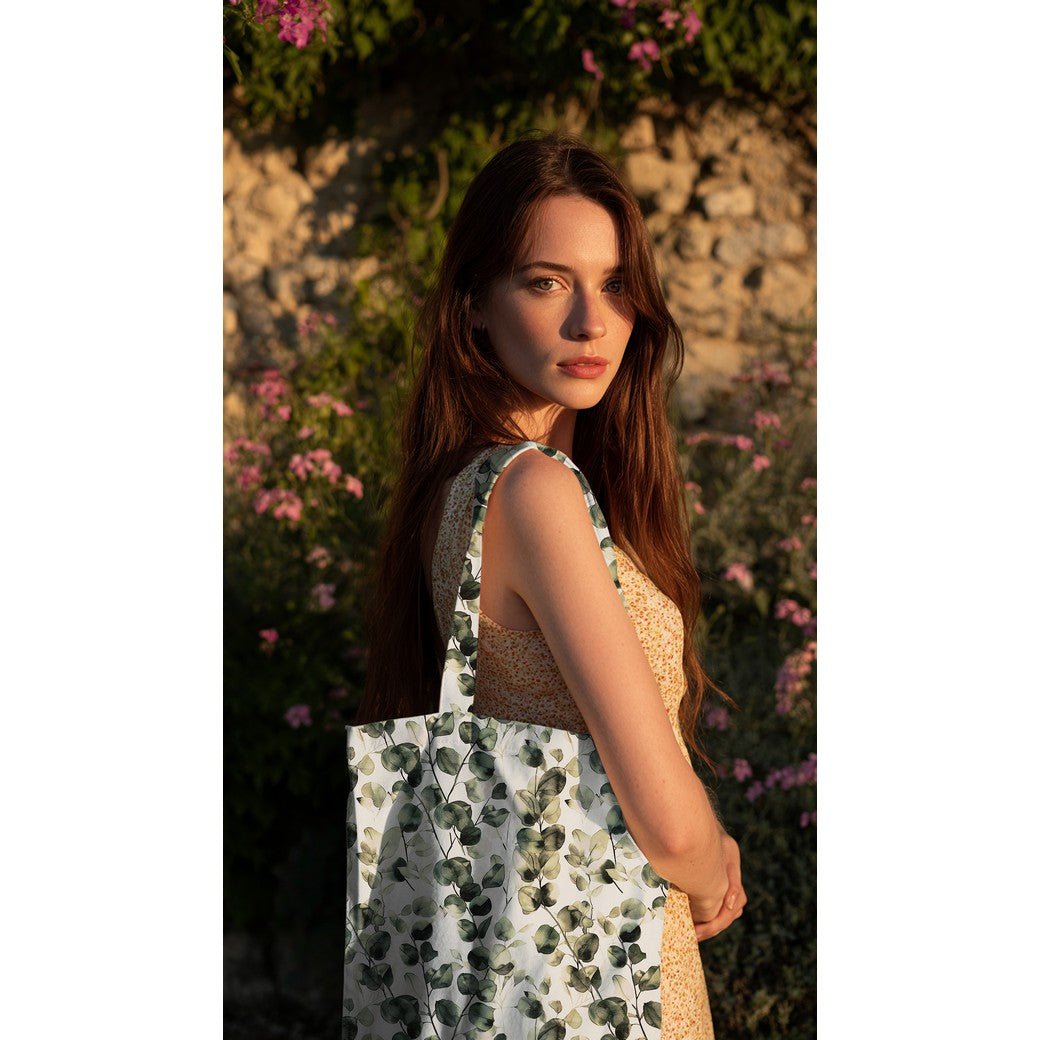 Attēls ar Kanvas audums - eikalipti 210 g/m² – pieejams Šarlotes audumi