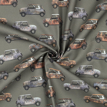 Pilt Kanvas-kangast retroautoga 225 g/m² – saadaval Šarlotes audumi