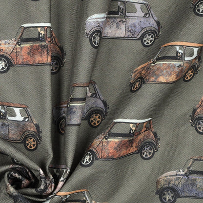 Pilt kanvaaskangast – retroauto 225 g/m² – saadaval Šarlote kangad