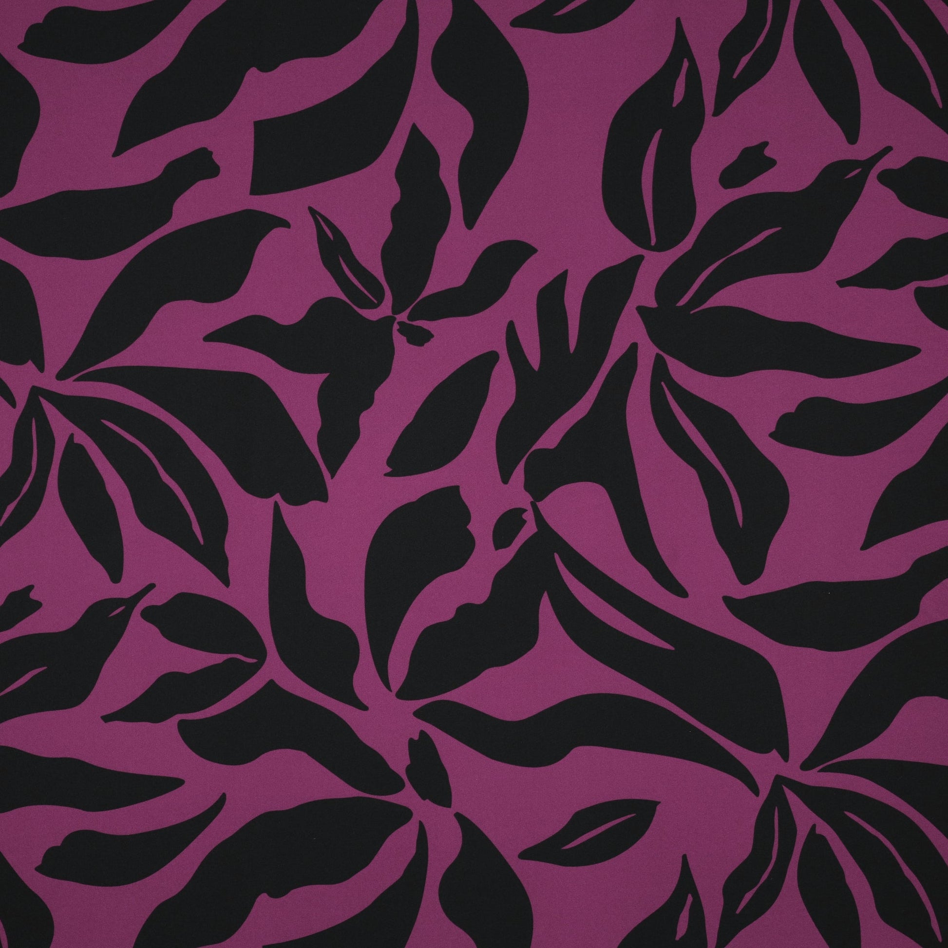 Attēls ar Kleitu audums ar elastānu - raibs raksts uz violeta fona 80 g/m² – pieejams Šarlotes audumi