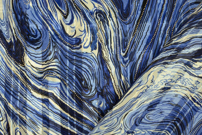 Image of dress fabric with metallic effect - night sky 110 g/m² – available at Charlotte's Fabrics