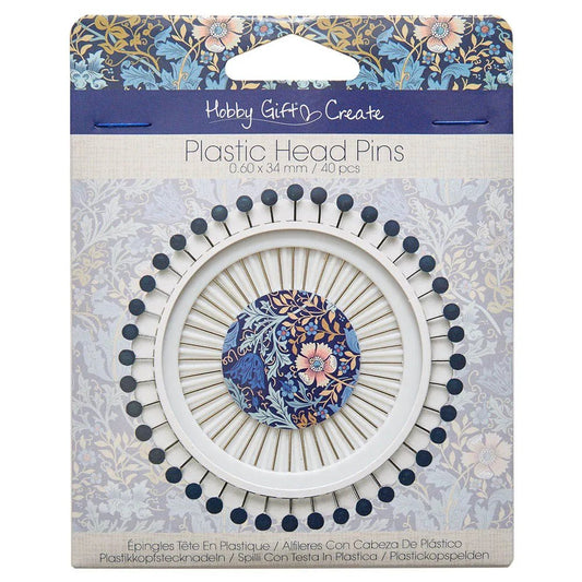 Attēls ar Kniepadatas ar pērlītes galviņu 0.60×34 mm, Hobby Gift – pieejams Šarlotes audumi