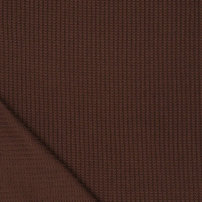 Pilt puuvillane kootud kangas - šokolaaditoonis 500 g/m² – saadaval Šarlotes audumid