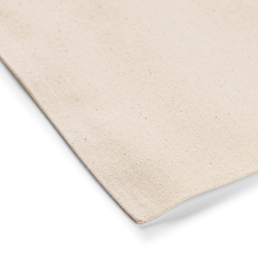 Attēls ar Kokvilnas auduma maisiņš ar garajiem rokturiem 38 x 42 cm 140 g/m² – pieejams Šarlotes audumi