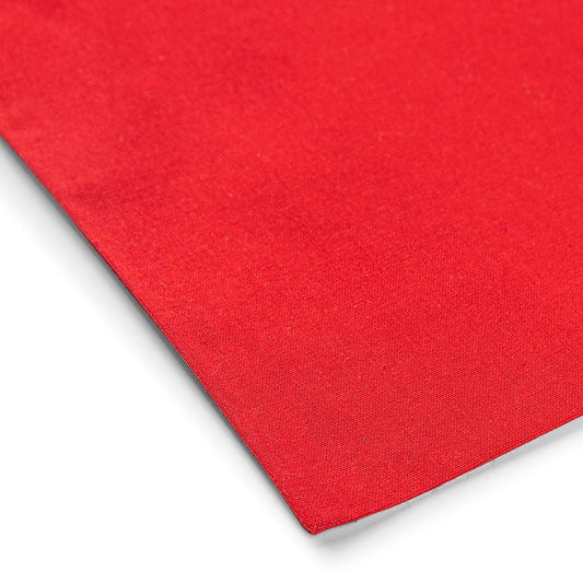 Attēls ar Kokvilnas auduma maisiņš ar garajiem rokturiem 38 x 42 cm 140 g/m² - sarkans – pieejams Šarlotes audumi