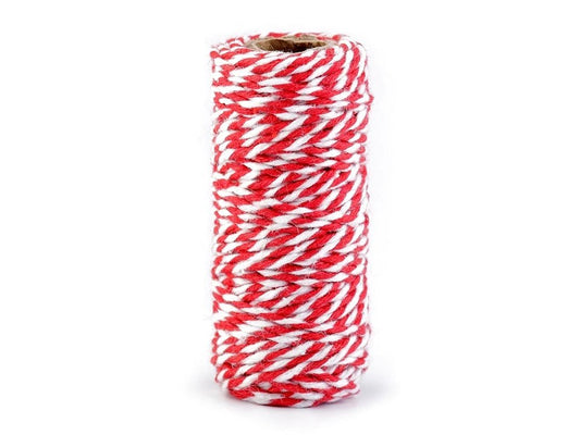 Image avec cordon en coton Ø1.5 mm (bicolore) – disponible chez Šarlotes audumi