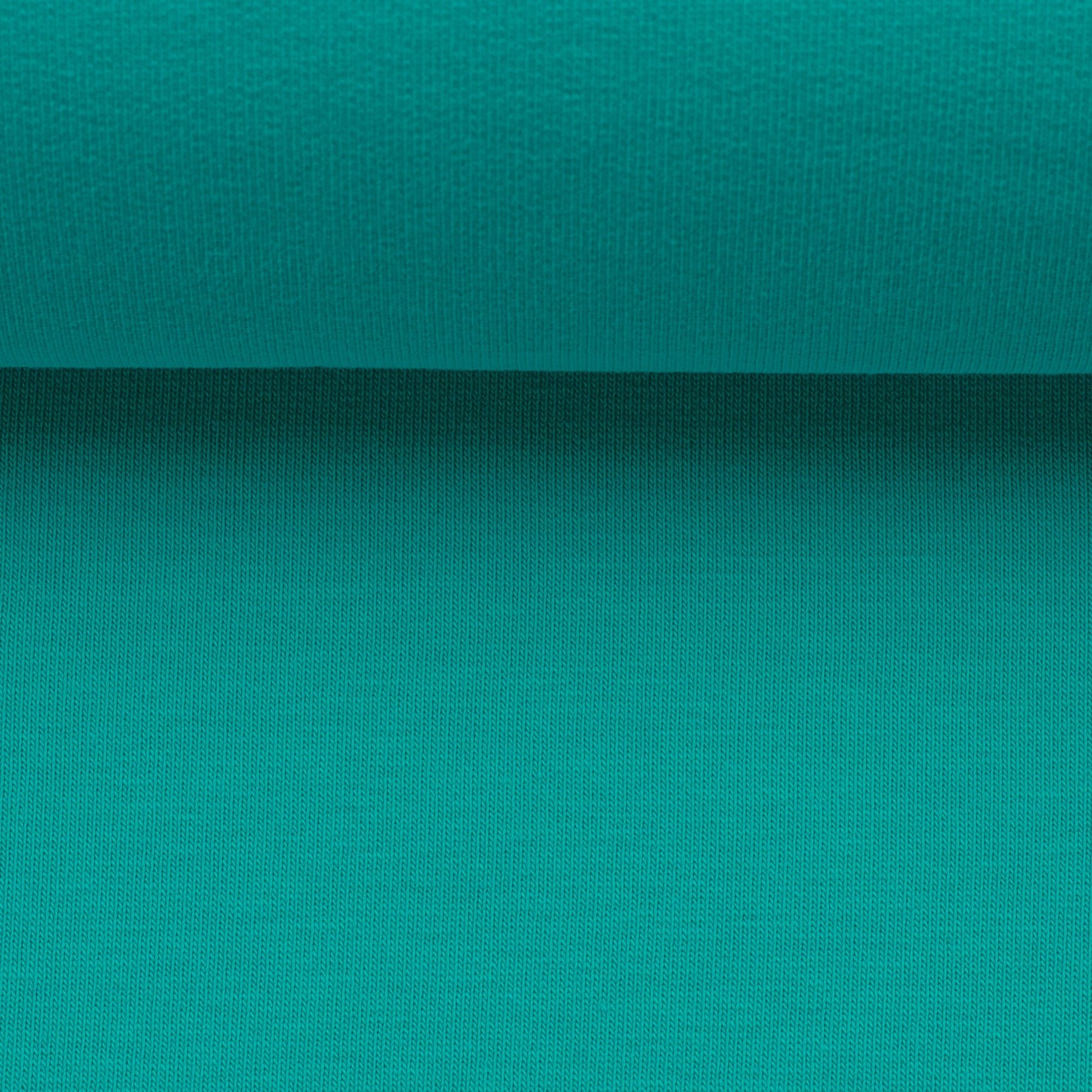 Kokvilnas cilpiņtrikotāža - aqua 240 g/m²