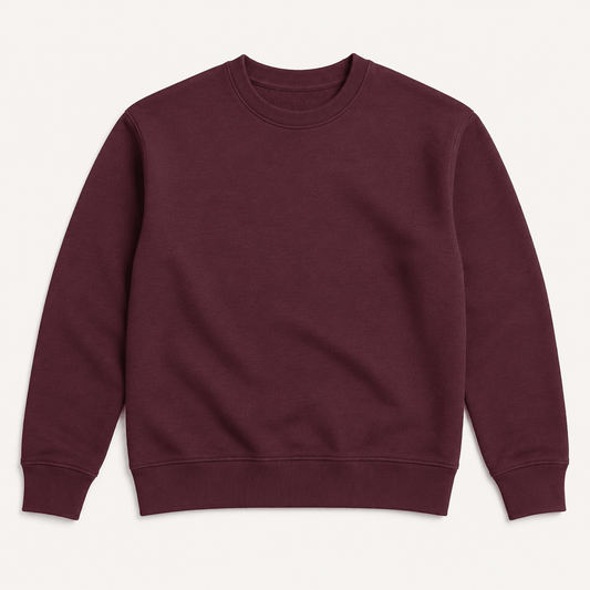 Image of cotton loop knit fabric - aubergine 235 g/m² – available at Šarlotes audumi