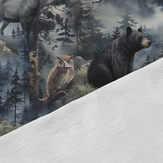 Attēls ar Kokvilnas cilpiņtrikotāža - gaudojošais vilks 250 g/m² – pieejams Šarlotes audumi