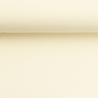 Maille bouclette en coton - blanc lait 240 g/m²
