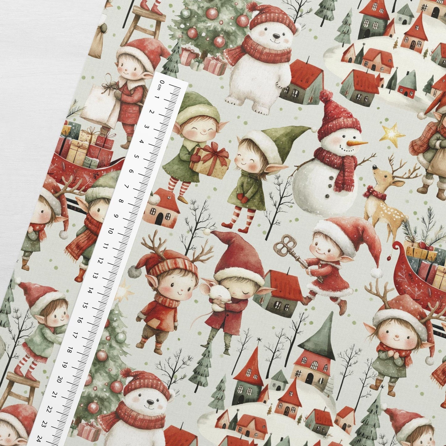 Attēls ar Kokvilnas cilpiņtrikotāža - rūķi 260 g/m² – pieejams Šarlotes audumi