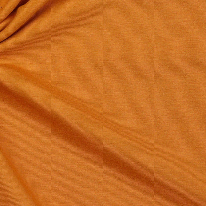 Cotton loopback knit - rust shade 235 g/m² (GOTS certified)