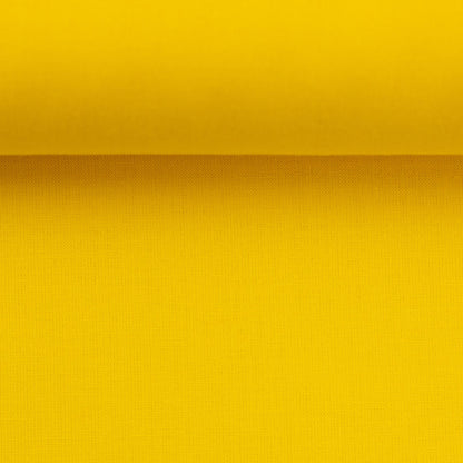 Maille bouclette en coton - jaune soleil 240 g/m²