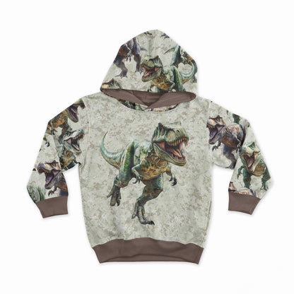 Puuvillane silmustrikotaaž - T - rex 250 g/m²