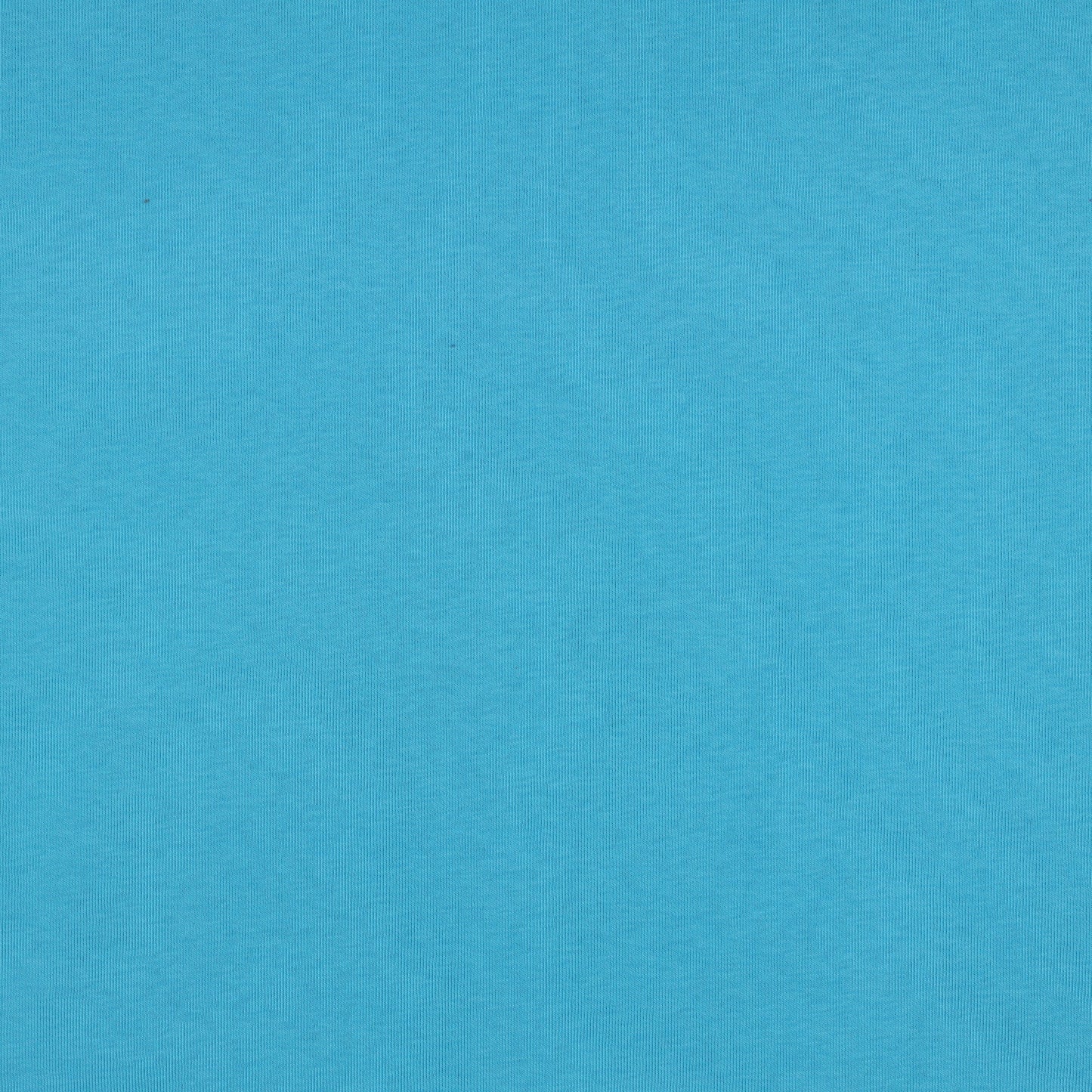 Cotton loop-knit fabric in turquoise blue – available online at Šarlotes audumi