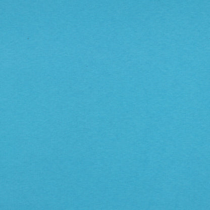 Cotton loop-knit fabric in turquoise blue – available online at Šarlotes audumi