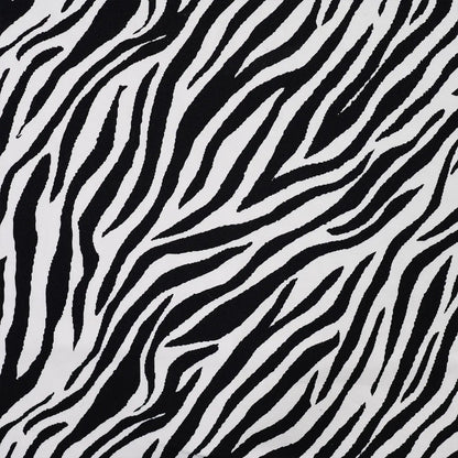 Image de tissu éponge en coton - zèbre 230 g/m² – disponible chez Šarlotes audumi