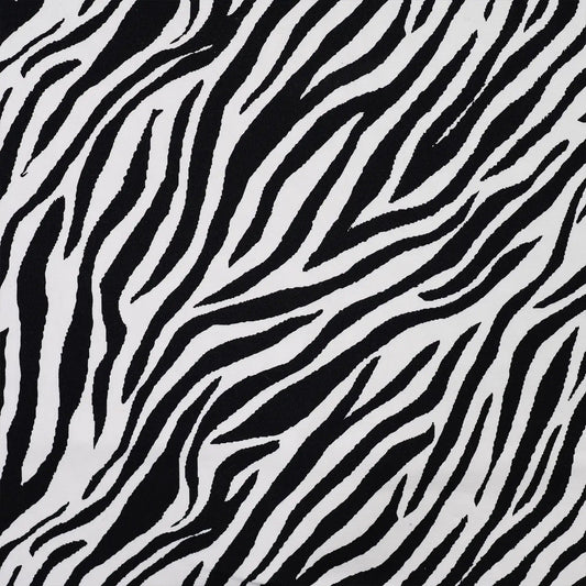 Attēls ar Kokvilnas cilpiņtrikotāža - zebra 230 g/m² – pieejams Šarlotes audumi