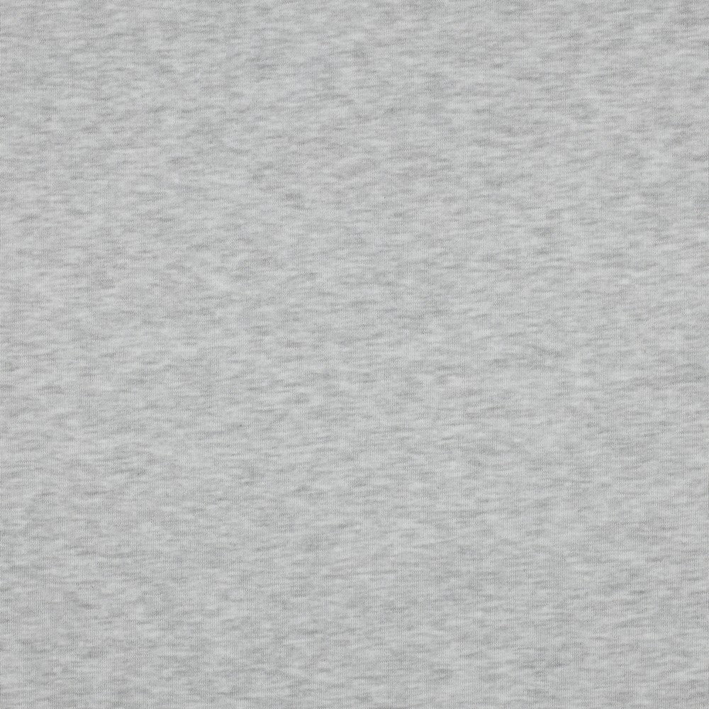 Attēls ar Kokvilnas siltināta trikotāža - gaiši pelēka melanža 285 g/m² – pieejams Šarlotes audumi