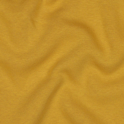 Jersey molletonné en coton - moutarde 285 g/m²