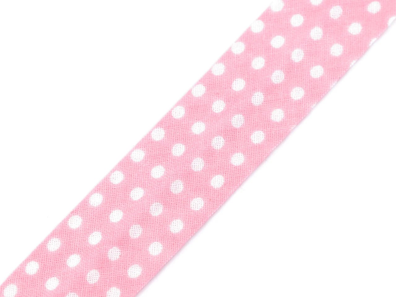 Image of cotton bias tape with print 20 mm – available online at Šarlotes audumi