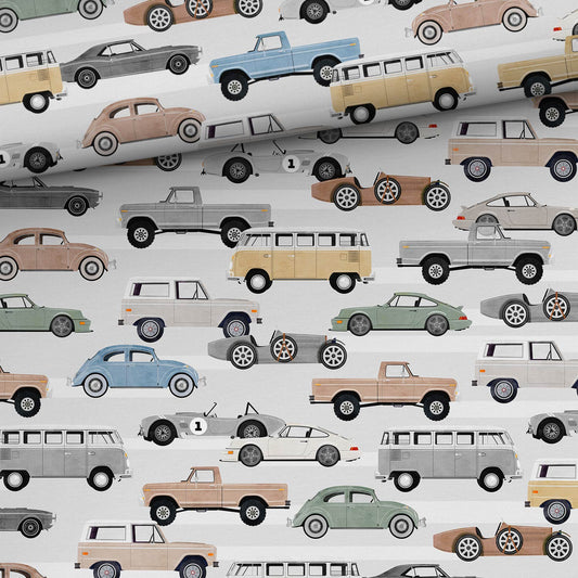 Attēls ar Kokvilnas trikotāža - auto gaiši pelēkos toņos 200 g/m² – pieejams Šarlotes audumi